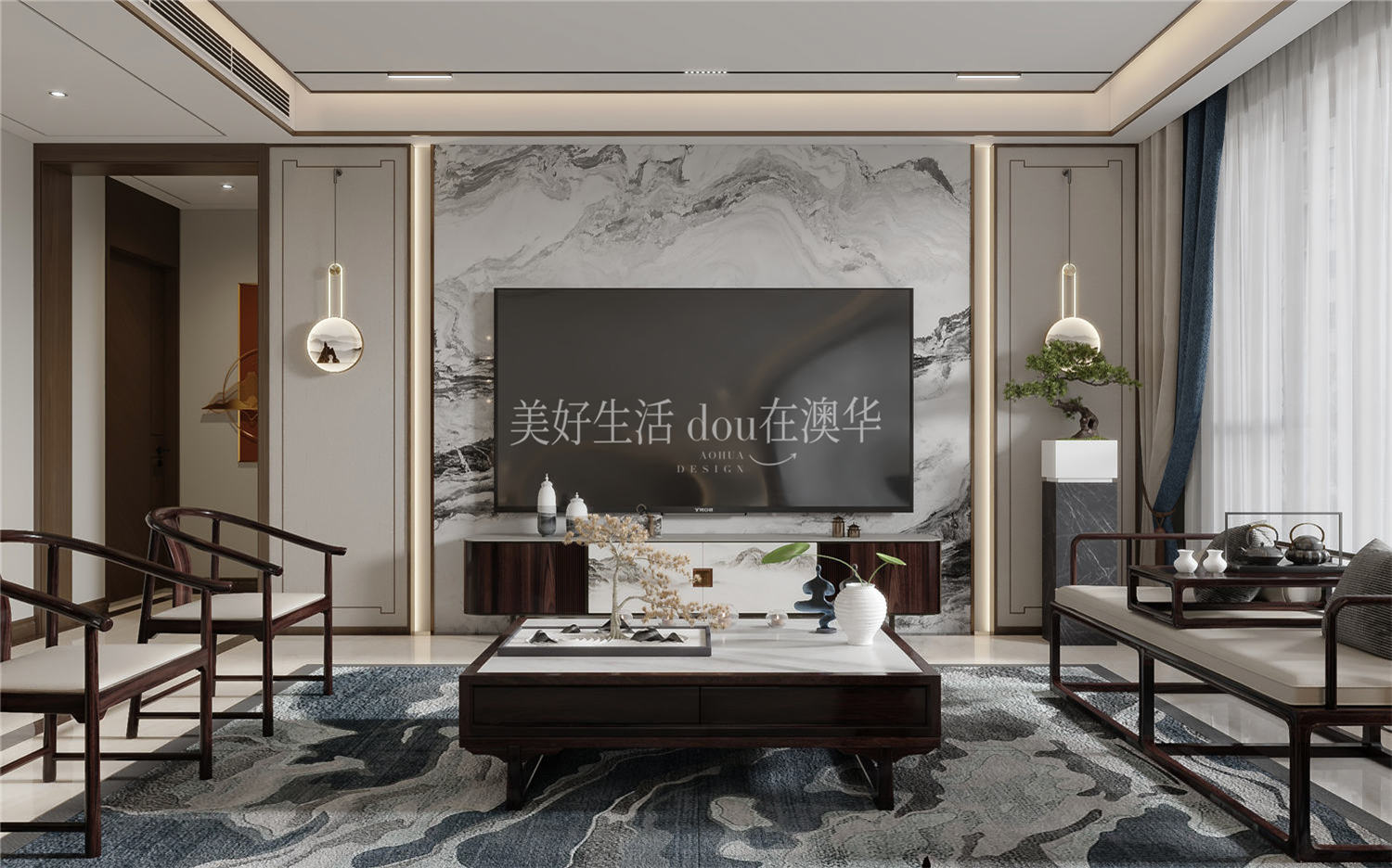 復(fù)地東湖國(guó)際130㎡,復(fù)地東湖國(guó)際裝修,武漢裝修設(shè)計(jì)