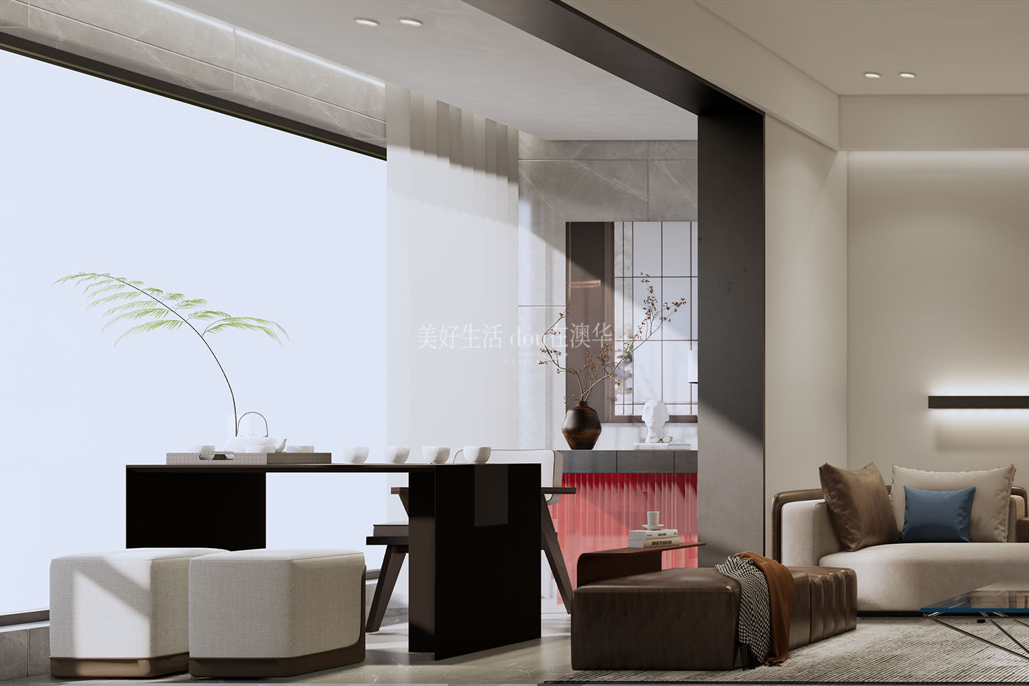 月湖琴聲170㎡,武漢裝修設計