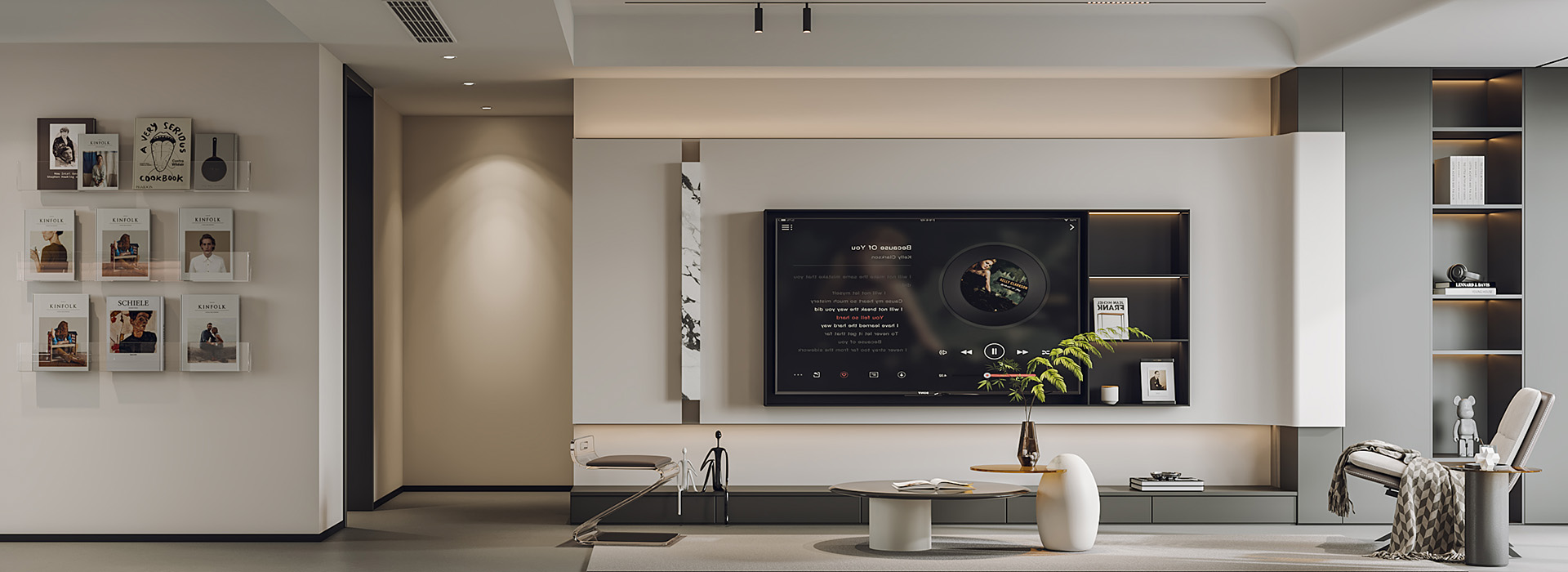 融僑華府裝修,現代黑白灰