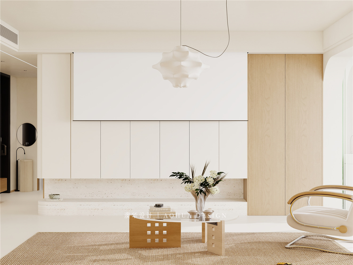 長(zhǎng)江華府裝修,原木風(fēng)格裝修