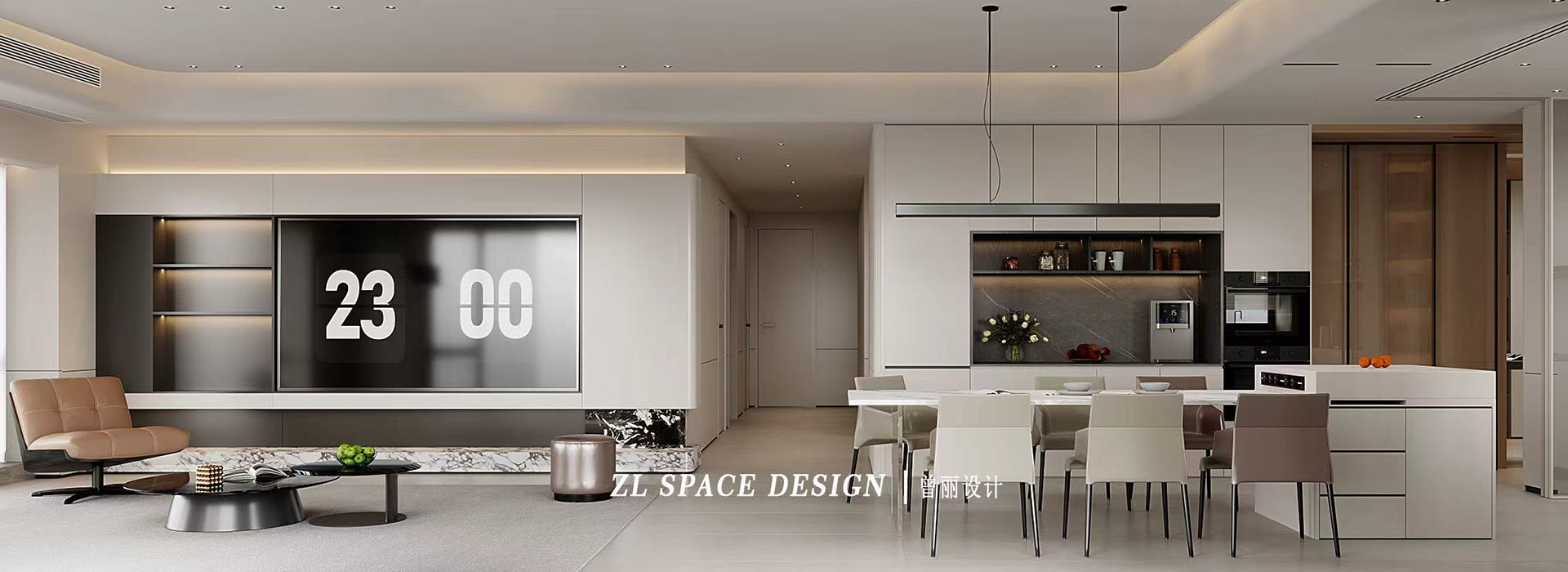 世茂天胤裝修,現代極簡風格