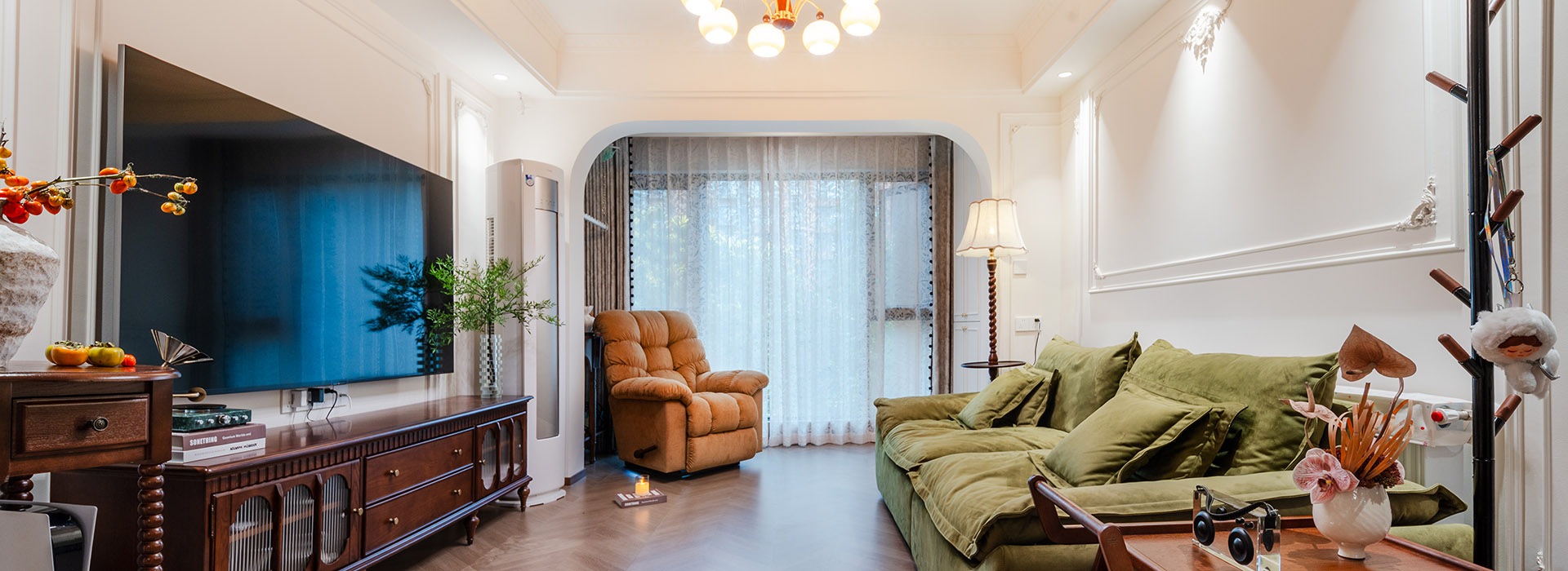 武漢天地御江苑裝修,法式風格