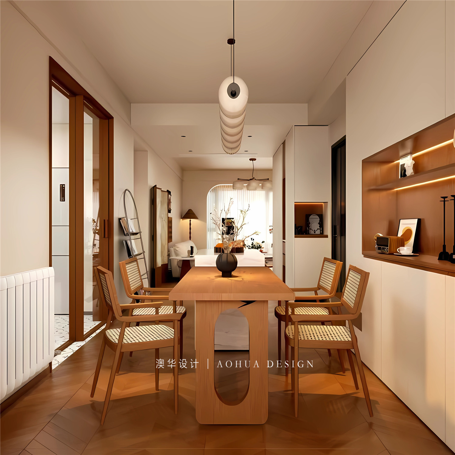 南國明珠裝修,中古風裝修